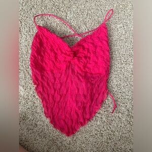 Pink going out top small